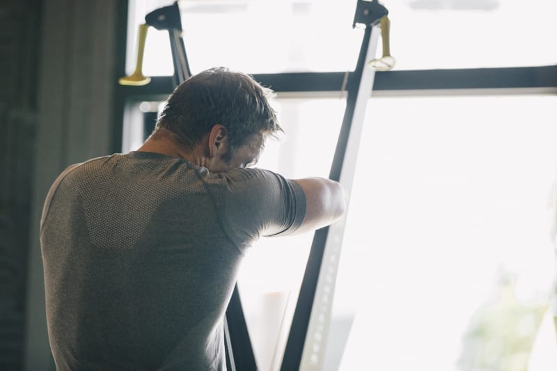 man training at Lake Side Fit